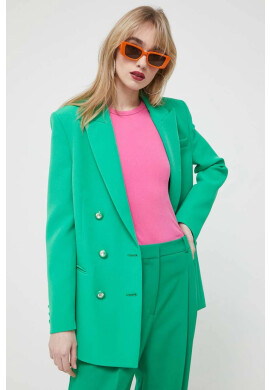 Chiara Ferragni Сако в зелено с двуредно закопчаване - Pepit.bg