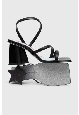 Chiara Ferragni Сандали CF3130_001 в черно CF STAR HEEL 85 - Pepit.bg
