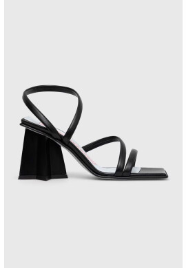 Chiara Ferragni Сандали CF3130_001 в черно CF STAR HEEL 85 - Pepit.bg