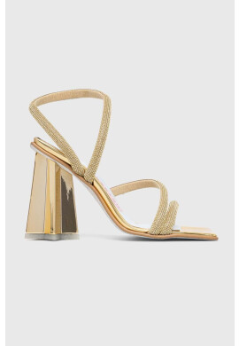 Chiara Ferragni Сандали CF3136_005 в златисто CF STAR HEEL 100 - Pepit.bg