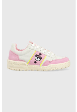 Chiara Ferragni Велурени маратонки CF3106_236 в сиво CF1 LOW - Pepit.bg