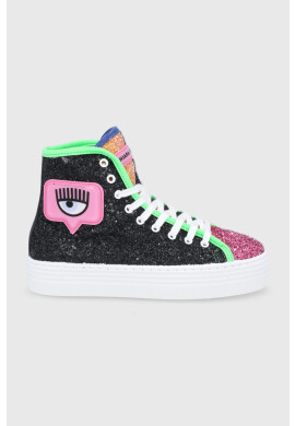 Chiara Ferragni Високи кецове High Eyelike Glitter - Pepit.bg