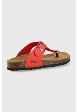 CMP Чехли Eco Mymosa Wmn Flip Flop дамски в червено с равна подметка - Pepit.bg