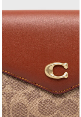 Coach Кожена чанта Wyn Crossbody в кафяво - Pepit.bg