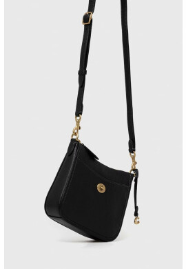 Coach Кожена чанта Chaise Crossbody 19 В черно - Pepit.bg