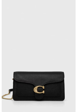 Coach Кожена чанта Tabby Chain Clutch В черно - Pepit.bg