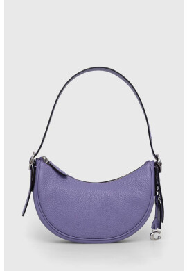 Coach Кожена чанта Luna Shoulder Bag в лилаво - Pepit.bg