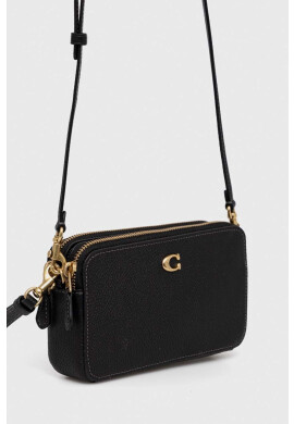 Coach Кожена чанта Kira Crossbody в черно - Pepit.bg