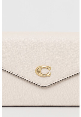 Coach Кожена чанта Wyn Crossbody в бежово - Pepit.bg