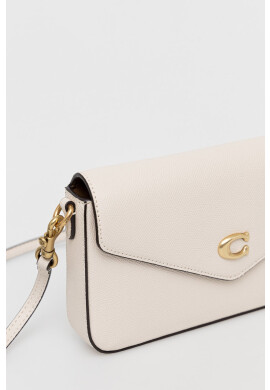Coach Кожена чанта Wyn Crossbody в бежово - Pepit.bg