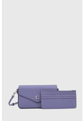 Coach Кожена чанта Wyn Crossbody в лилаво - Pepit.bg