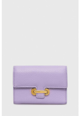 Coccinelle Кожен портфейл Kattie дамски в лилаво - Pepit.bg