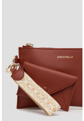 Coccinelle Кожена козметична чанта - Pepit.bg