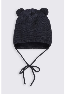 Coccodrillo Детска шапка в тъмносиньо с фина плетка - Pepit.bg