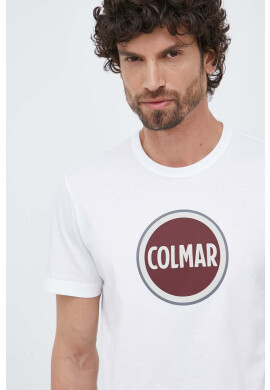 Colmar Памучна тениска в бяло с принт - Pepit.bg