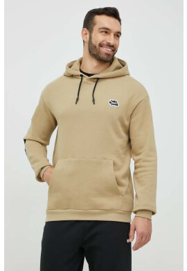 Colourwear Суичър в бежово с качулка с изчистен дизайн - Pepit.bg
