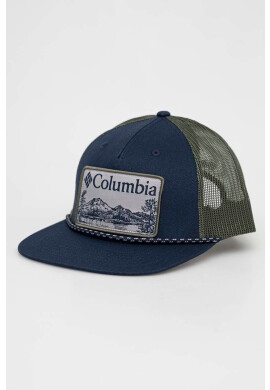 Columbia Шапка с козирка в тъмносиньо с апликация - Pepit.bg