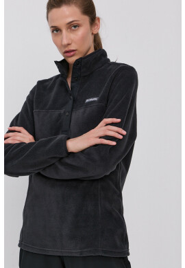 Columbia Спортен суичър Benton Springs в черно с изчистен дизайн - Pepit.bg