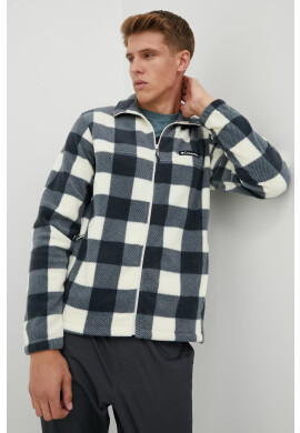 Columbia Спортен суичър Steens Mtn Print в сиво с десен - Pepit.bg