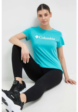 Columbia Тениска в бяло с принт - Pepit.bg
