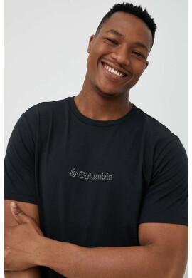 Columbia Тениска в черно с апликация - Pepit.bg