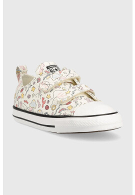 Converse Детски ниски кецове в бежово - Pepit.bg