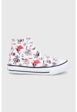 Converse Детски високи кецове в бяло - Pepit.bg