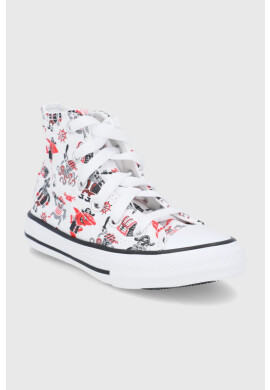 Converse Детски високи кецове в бяло - Pepit.bg