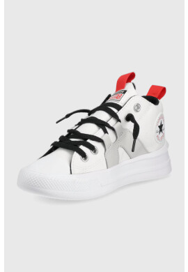 Converse Детски високи кецове в бяло - Pepit.bg