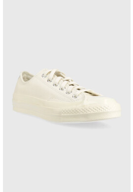 Converse Кожени кецове Chuck 70 OX в бежово A03435C - Pepit.bg