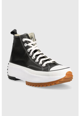 Converse Кожени кецове Run Star Hike Platform в черно A04292C - Pepit.bg