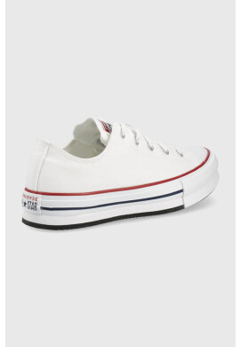 Converse Ниски кецове Chuck Taylor в бяло - Pepit.bg