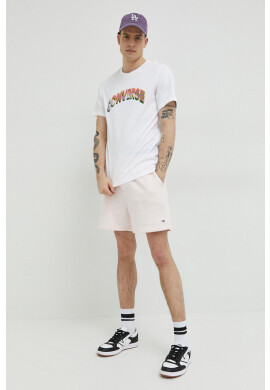 Converse Памучна тениска в бяло с принт - Pepit.bg