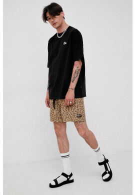 Converse Памучна тениска в черно с апликация - Pepit.bg