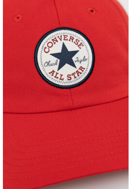 Converse Шапка в червено с апликация - Pepit.bg
