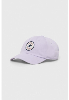 Converse Шапка с козирка в лилаво с апликация - Pepit.bg