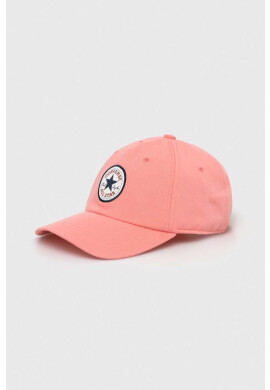 Converse Шапка с козирка в розово с апликация - Pepit.bg