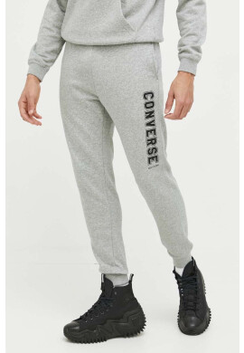 Converse Спортен панталон в сиво с принт - Pepit.bg