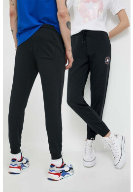 Converse Спортен панталон в черно с принт - Pepit.bg
