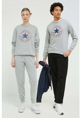 Converse Суичър в сиво с принт - Pepit.bg