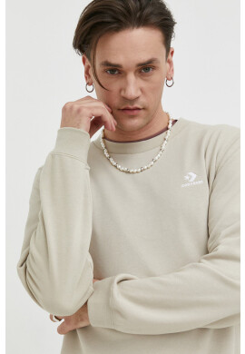 Converse Суичър в бежово с апликация - Pepit.bg