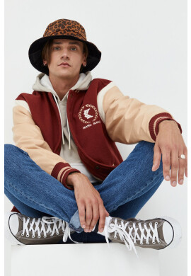 Converse Суичър в бежово с качулка с апликация - Pepit.bg