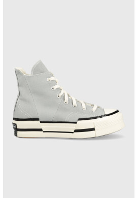 Converse Високи кецове Chuck 70 Plus в сиво A00741C - Pepit.bg