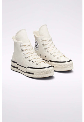 Converse Високи кецове Chuck 70 Plus в бяло A00915C - Pepit.bg