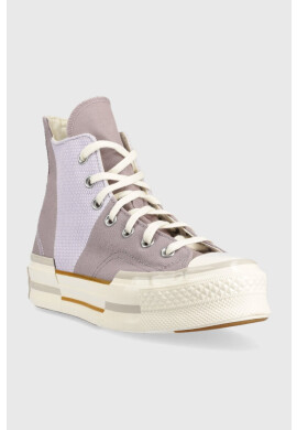 Converse Високи кецове Chuck 70 Plus в лилаво A03499C - Pepit.bg