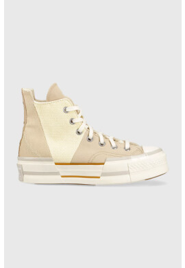Converse Високи кецове Chuck 70 Plus в бежово A03498C - Pepit.bg