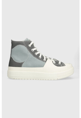 Converse Високи кецове Chuck Taylor All Star Construct в сиво A03472C - Pepit.bg
