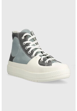 Converse Високи кецове Chuck Taylor All Star Construct в сиво A03472C - Pepit.bg
