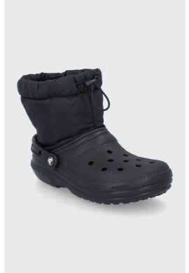 Crocs Апрески Classic Lined Neo Puff Boot в черно 206630 - Pepit.bg