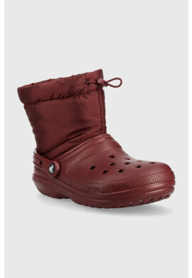 Crocs Апрески Classic Lined Neo Puff Boot в бежово 206630 - Pepit.bg